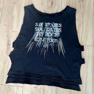 Free People - band muscle tee. Open sides